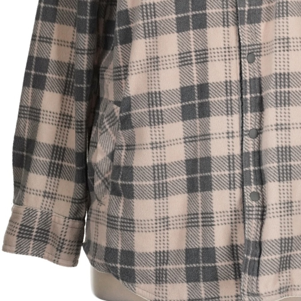 O'Neill Gray and Pink Plaid Shirt - Picture 6 of 6
